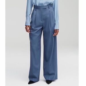 NEW Argent Pleated Trouser in Seasonless wool